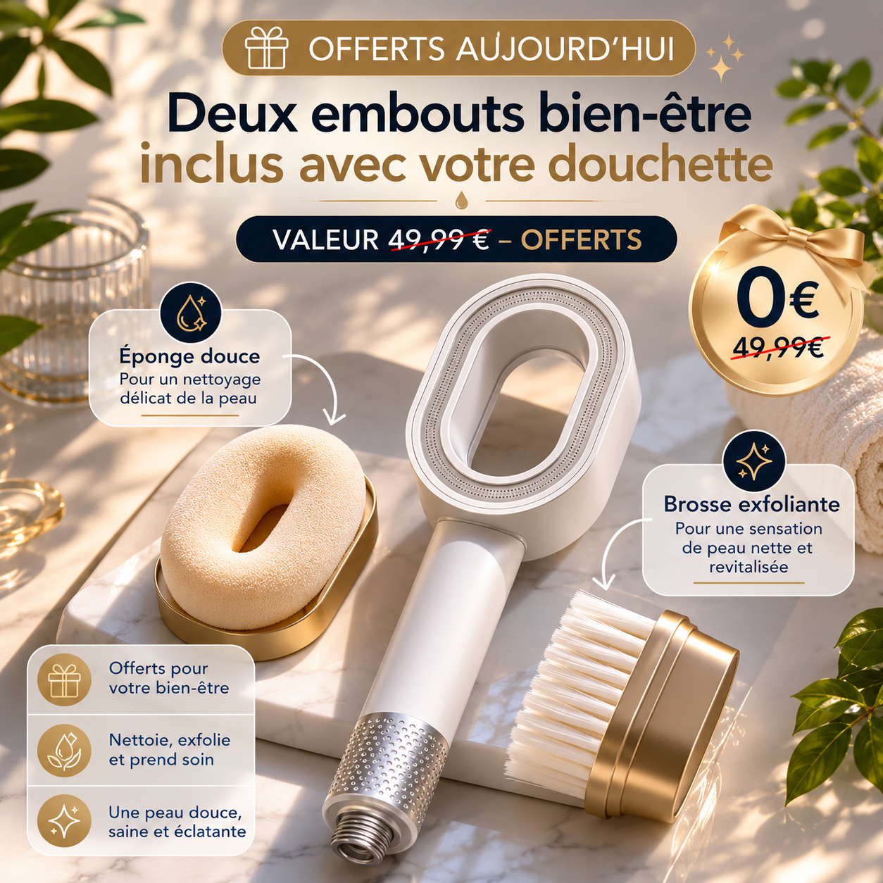 Pommeau Filtrant Orvynia PureSkin™